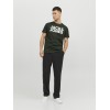 JACK & JONES Jjecorp Logo Tee SS O-Neck Noos T-Shirt Uomo - XS Verde (Mountain View Fit: Slim/Large Print) JACK & JONES Jjecorp Logo Tee SS O-Neck Noos T-Shirt Uomo - XS Verde (Mountain View Fit: Slim/Large Print)