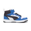 PUMA Rebound V6 Mid AC+ PS Scarpe da ginnasticaUnisex - Bambini e Ragazzi - 32 EU Puma White Puma Black Racing Blue