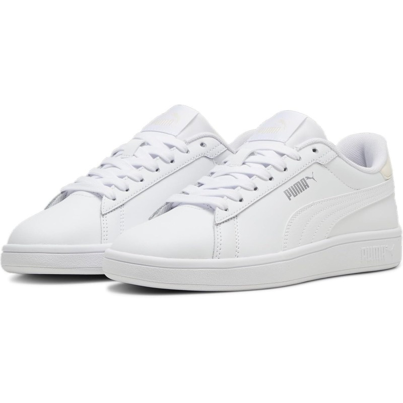 Puma Smash Buck Scarpa Tennis - 36 EU Bianco Puma White Rosebay Puma Silver Puma Smash Buck Scarpa Tennis - 36 EU Bianco Puma White Rosebay Puma Silver