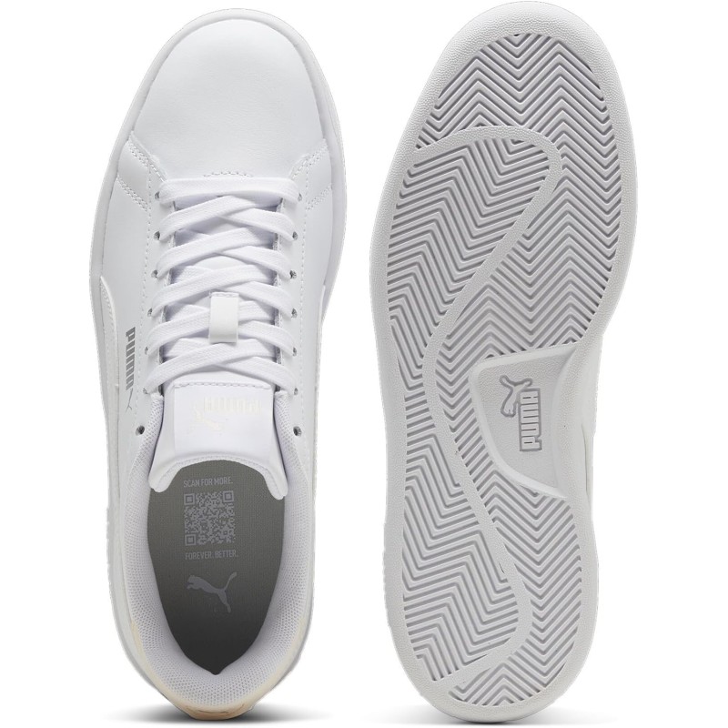 Puma Smash Buck Scarpa Tennis - 36 EU Bianco Puma White Rosebay Puma Silver Puma Smash Buck Scarpa Tennis - 36 EU Bianco Puma White Rosebay Puma Silver