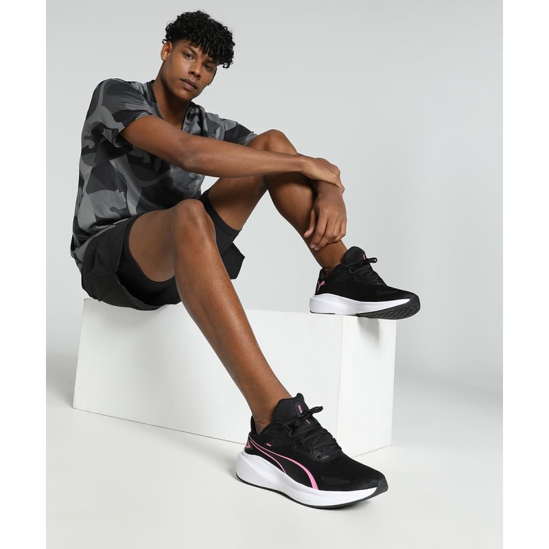 PUMA Skyrocket Lite Unisex Adult Trainers - 42 EU Puma Black Fast Pink Puma White