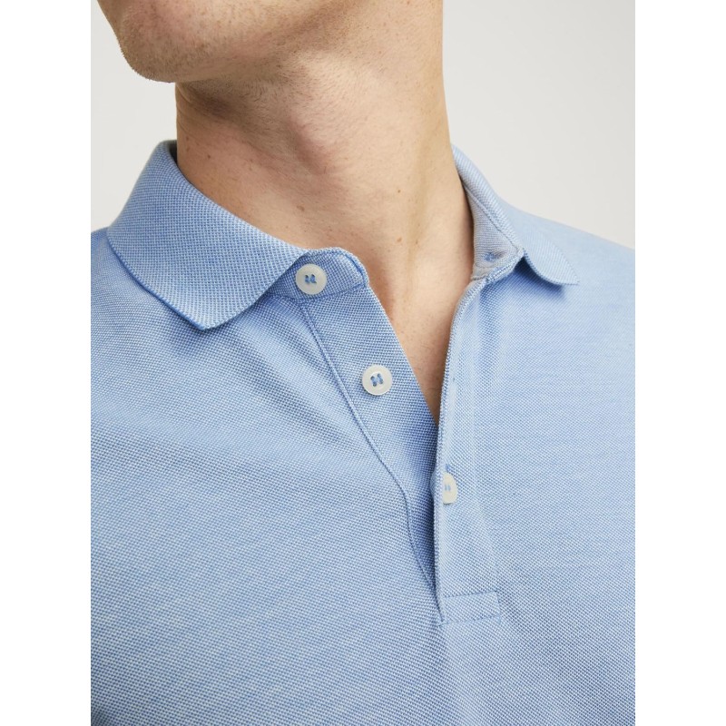 JACK & JONES Polo Plain Shirt Collar Polo - XL Pacific Coast JACK & JONES Polo Plain Shirt Collar Polo - XL Pacific Coast