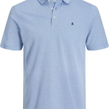 JACK & JONES Polo Plain Shirt Collar Polo - XL Pacific Coast