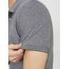 JACK & JONES Polo Plain Shirt Collar Polo - L Antracite JACK & JONES Polo Plain Shirt Collar Polo - L Antracite