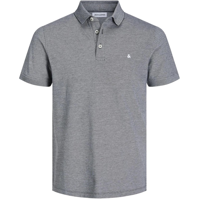 JACK & JONES Polo Plain Shirt Collar Polo - XXL Antracite JACK & JONES Polo Plain Shirt Collar Polo - XXL Antracite