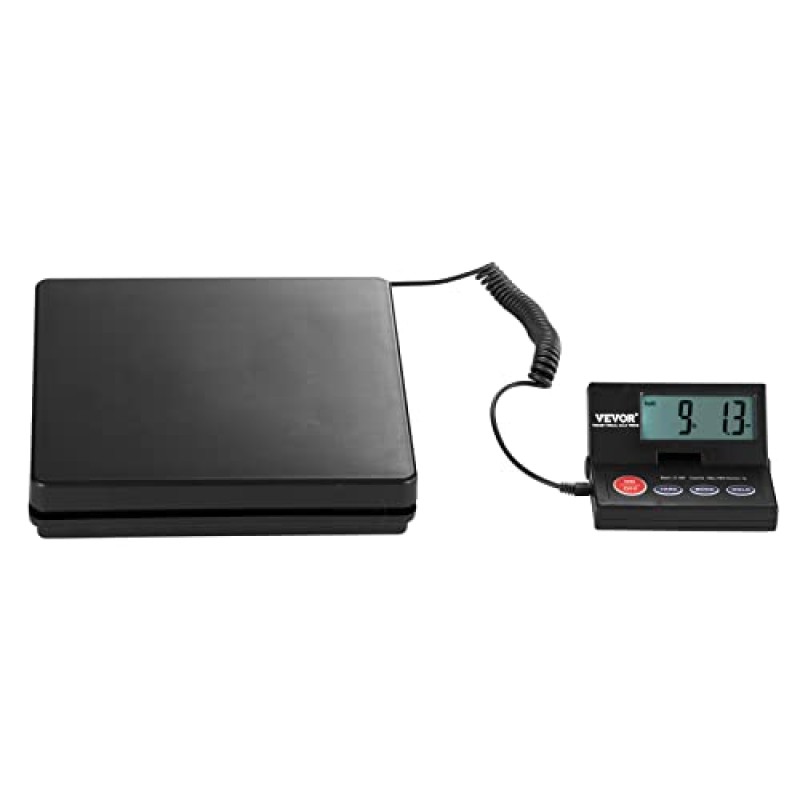 VEVOR Bilancia Digitale Pesa Pacchi di Spedizione Pacchi Postali Uso Commerciale in ABS Carico tra 10g-50kg per Corriere Fattoria, Bilancia per Pacchi 250 x 250 x 43 mm Schermo LCD Funzione Tara Hold - 50kg/2g VEVOR Bilancia Digitale Pesa Pacchi di Spedizione Pacchi Postali Uso Commerciale in ABS Carico tra 10g-50kg per Corriere Fattoria, Bilancia per Pacchi 250 x 250 x 43 mm Schermo LCD Funzione Tara Hold - 50kg/2g