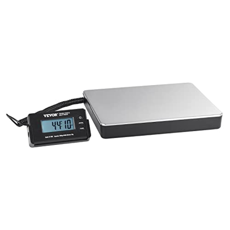 VEVOR Bilancia Digitale Pesa Pacchi di Spedizione Pacchi Postali Uso Commerciale in ABS Carico tra 150 g-200 kg per Corriere Fattoria, Bilancia per Pacchi 309 x 262 x 45 mm Schermo LCD Funzione Tara - 200kg/50g VEVOR Bilancia Digitale Pesa Pacchi di Spedizione Pacchi Postali Uso Commerciale in ABS Carico tra 150 g-200 kg per Corriere Fattoria, Bilancia per Pacchi 309 x 262 x 45 mm Schermo LCD Funzione Tara - 200kg/50g