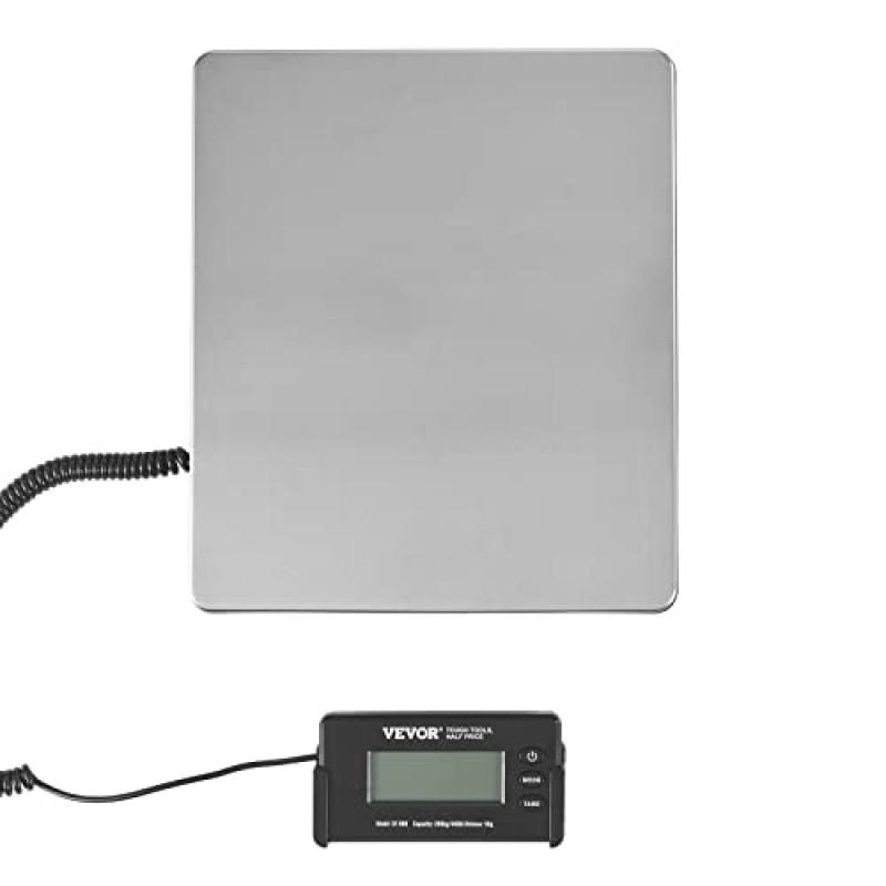 VEVOR Bilancia Digitale Pesa Pacchi di Spedizione Pacchi Postali Uso Commerciale in ABS Carico tra 150 g-200 kg per Corriere Fattoria, Bilancia per Pacchi 309 x 262 x 45 mm Schermo LCD Funzione Tara - 200kg/50g VEVOR Bilancia Digitale Pesa Pacchi di Spedizione Pacchi Postali Uso Commerciale in ABS Carico tra 150 g-200 kg per Corriere Fattoria, Bilancia per Pacchi 309 x 262 x 45 mm Schermo LCD Funzione Tara - 200kg/50g