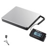 VEVOR Bilancia Digitale Pesa Pacchi di Spedizione Pacchi Postali Uso Commerciale in ABS Carico tra 150 g-200 kg per Corriere Fattoria, Bilancia per Pacchi 309 x 262 x 45 mm Schermo LCD Funzione Tara - 200kg/50g