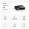 TP-Link Mercusys MS106LP PoE+ Switch 6 Porte con 4 PoE+, 30W per Porta PoE, 40W su Tutte le Porte, 802.3af/at, 2 Porte Uplink per Internet e NVR, Cassa in Metallo, Sdoppiatore Ethernet, Plug&Play