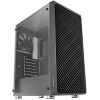 Mars Gaming MC-3000, Semitower Gaming ATX, Finestra Vetro Temperato, Parte Frontale Metal-Mesh, 4 Ventole 120 mm, Nero