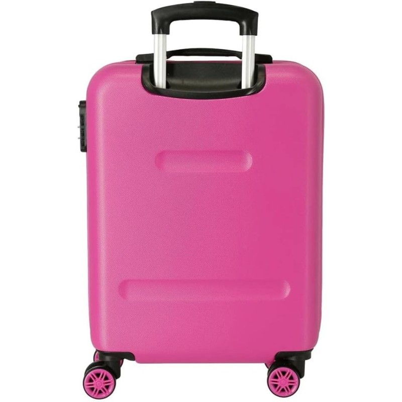 Disney Adorable Stitch Bagagli- Bagagli per bambini Bambine e ragazze Bianco/ Rosa - Valigia cabina Adorabile