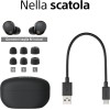 Sony WF-1000XM5 Cuffie Wireless con Noise Cancelling, Bluetooth, Cuffie In-Ear con Microfono, Fino a 24 ore di durata della batteria e Ricarica Rapida, IPX4, Funziona con iOS e Android -Nero - Nero