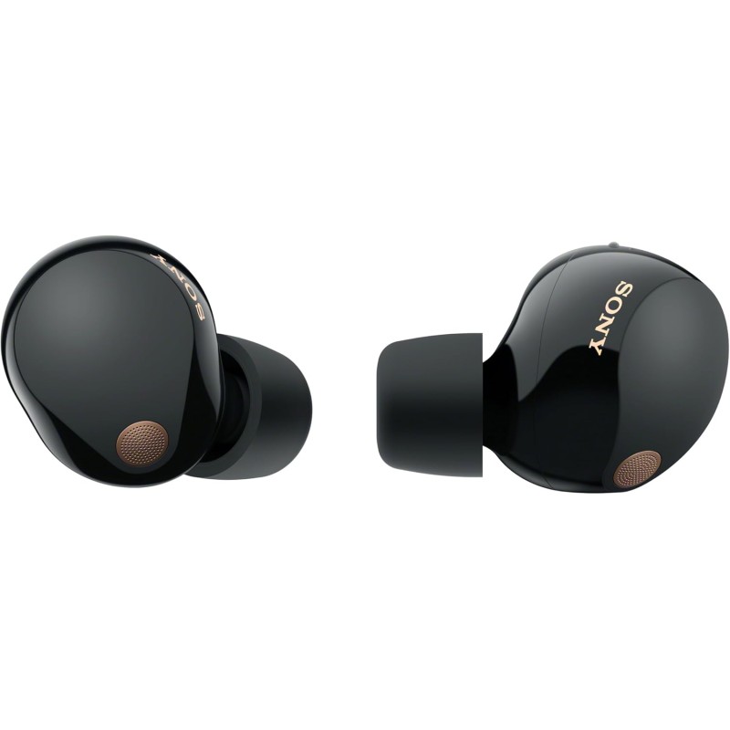 Sony WF-1000XM5 Cuffie Wireless con Noise Cancelling, Bluetooth, Cuffie In-Ear con Microfono, Fino a 24 ore di durata della batteria e Ricarica Rapida, IPX4, Funziona con iOS e Android -Nero - Nero