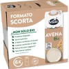 Matt, Avena Bio, Bevanda Vegetale Senza Lattosio e Senza Zuccheri Aggiunti, Bevanda Fresca e Dissetante a Basso Contenuto di Grassi, Gusto Delicato e Dolce, Alimentazione Sana, Confezione da 6x1L