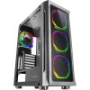 Mars Gaming MC-NEO, Torre Gaming XXL E-ATX, Finestra Frontale e Laterale Vetro Temperato, 4 Ventole ARGB 120mm + Ventola 120mm, Sistema CPU Freezer, Nero