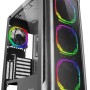 Mars Gaming MC-NEO, Torre Gaming XXL E-ATX, Finestra Frontale e Laterale Vetro Temperato, 4 Ventole ARGB 120mm + Ventola 120mm, Sistema CPU Freezer, Nero