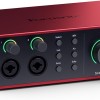 Focusrite Scarlett 4i4 (4° gen.), interfaccia audio USB per musicisti, cantautori e creatori — Registrazioni professionali ad alta fedeltà e tutto il software necessario