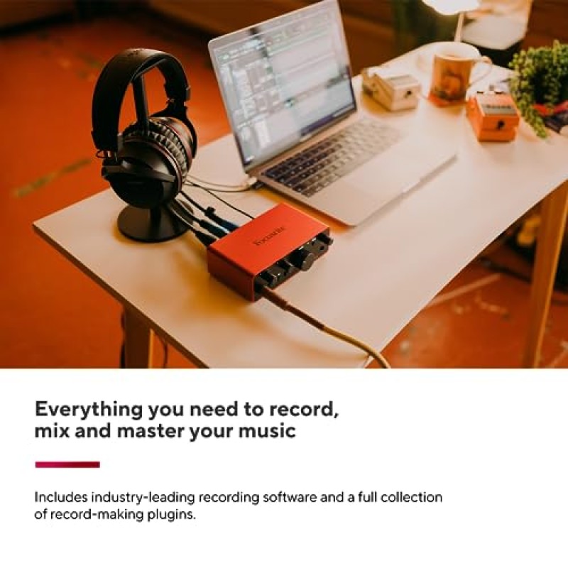 Focusrite Scarlett Solo (4° gen.), interfaccia audio USB per chitarristi, cantanti o produttori - Registrazioni professionali ad alta fedeltà e tutto il software necessario Focusrite Scarlett Solo (4° gen.), interfaccia audio USB per chitarristi, cantanti o produttori - Registrazioni professionali ad alta fedeltà e tutto il software necessario