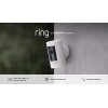 Ring videocamera esterna a batteria (Stick Up Cam) | Telecamera di sorveglianza wifi senza fili per esterno con 1080p HD video, audio bidirezionale, fai-da-te | Ring Home: 30 gg. prova gratuita - Bianco