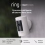 Ring videocamera esterna a batteria (Stick Up Cam) | Telecamera di sorveglianza wifi senza fili per esterno con 1080p HD video, audio bidirezionale, fai-da-te | Ring Home: 30 gg. prova gratuita - Bianco