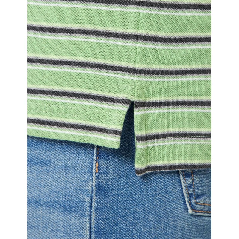 Levi's Housemark Polo T-Shirt Uomo - XS Hopscotch Stripe Aspen Green Levi's Housemark Polo T-Shirt Uomo - XS Hopscotch Stripe Aspen Green