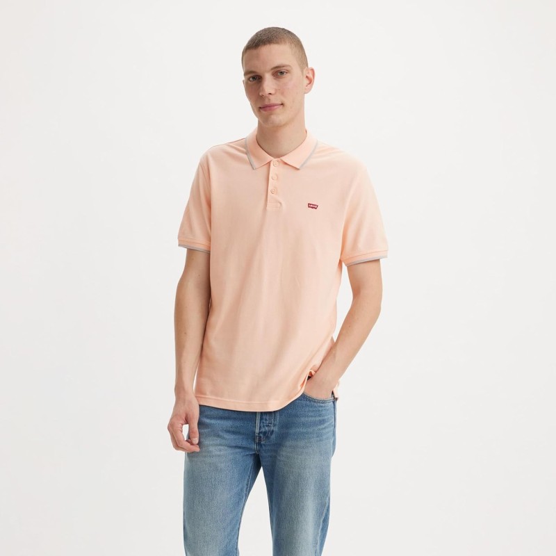Levi's Housemark Polo T-Shirt Uomo - XS Pale Peach Levi's Housemark Polo T-Shirt Uomo - XS Pale Peach