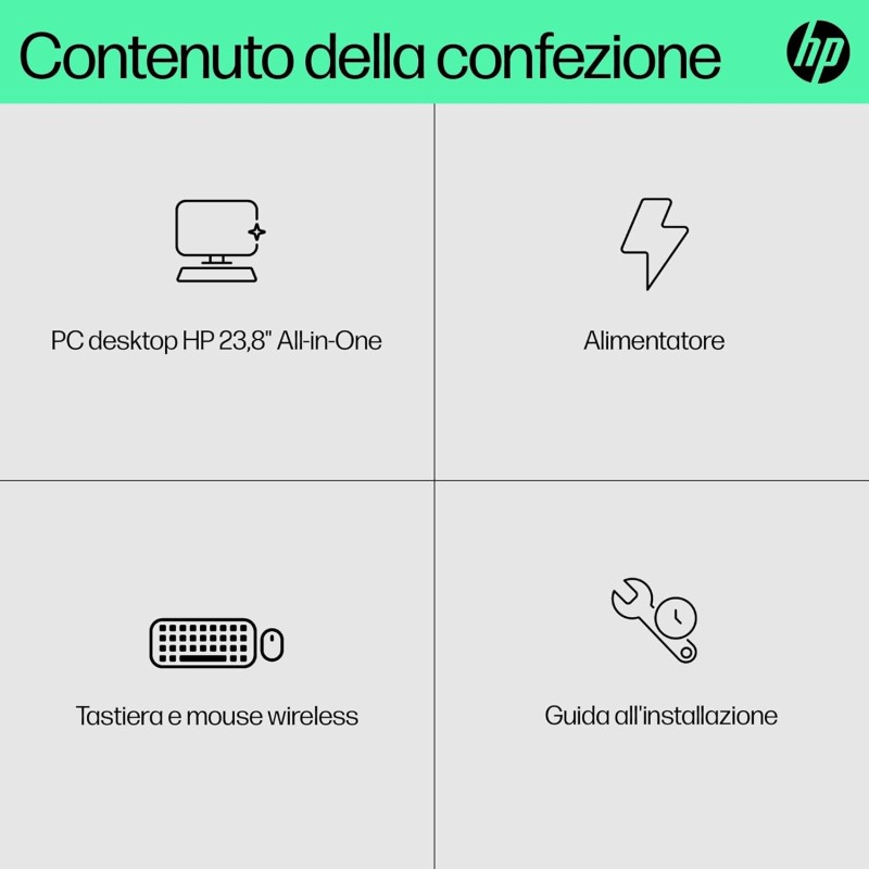 HP 27-cr0001sl All-in-One, AMD Ryzen 5 7520U, 8GB RAM LPDDR5, 512GB SSD NVMe, AMD Radeon Integrata, Display da 27" FHD IPS, Wi-Fi, Audio Integrato da 2W, Windows 11, Non è Touch, Bianco - 27" HP 27-cr0001sl All-in-One, AMD Ryzen 5 7520U, 8GB RAM LPDDR5, 512GB SSD NVMe, AMD Radeon Integrata, Display da 27" FHD IPS, Wi-Fi, Audio Integrato da 2W, Windows 11, Non è Touch, Bianco - 27"