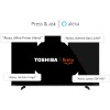 Toshiba 55QF5D63DA QLED 4K Smart Fire TV, TRU Picture, Ultra HD, HDR10, Disney+, Prime, Netflix, Dolby Vision, Dolby Atmos, Sound by Onkyo, Alexa, HDMI 2.1, Bluetooth, Airplay - 55'' Toshiba 55QF5D63DA QLED 4K Smart Fire TV, TRU Picture, Ultra HD, HDR10, Disney+, Prime, Netflix, Dolby Vision, Dolby Atmos, Sound by Onkyo, Alexa, HDMI 2.1, Bluetooth, Airplay - 55''