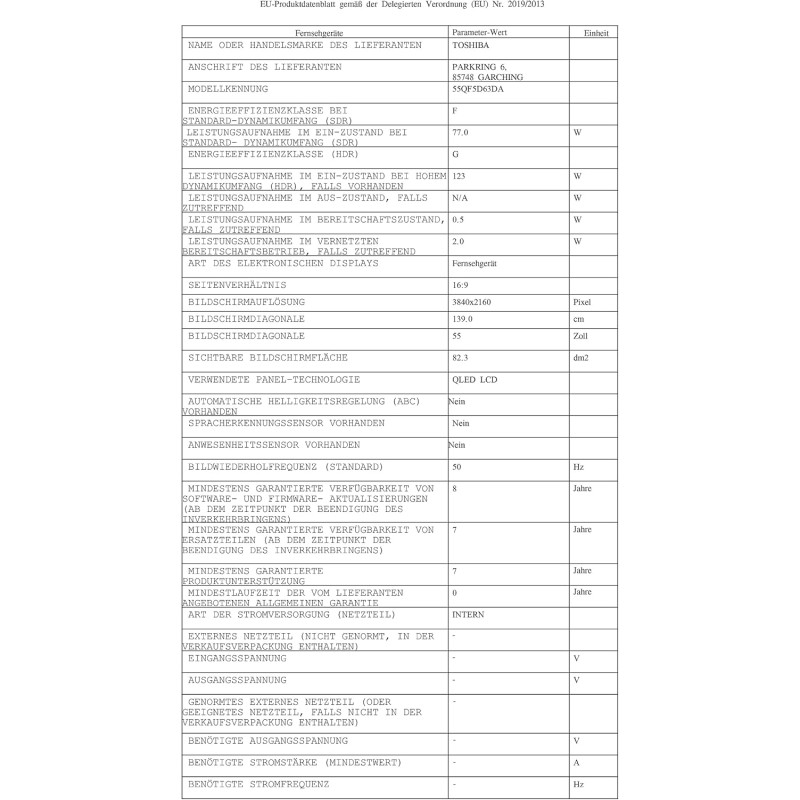 Toshiba 55QF5D63DA QLED 4K Smart Fire TV, TRU Picture, Ultra HD, HDR10, Disney+, Prime, Netflix, Dolby Vision, Dolby Atmos, Sound by Onkyo, Alexa, HDMI 2.1, Bluetooth, Airplay - 55'' Toshiba 55QF5D63DA QLED 4K Smart Fire TV, TRU Picture, Ultra HD, HDR10, Disney+, Prime, Netflix, Dolby Vision, Dolby Atmos, Sound by Onkyo, Alexa, HDMI 2.1, Bluetooth, Airplay - 55''