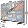 Toshiba 55QF5D63DA QLED 4K Smart Fire TV, TRU Picture, Ultra HD, HDR10, Disney+, Prime, Netflix, Dolby Vision, Dolby Atmos, Sound by Onkyo, Alexa, HDMI 2.1, Bluetooth, Airplay - 55'' Toshiba 55QF5D63DA QLED 4K Smart Fire TV, TRU Picture, Ultra HD, HDR10, Disney+, Prime, Netflix, Dolby Vision, Dolby Atmos, Sound by Onkyo, Alexa, HDMI 2.1, Bluetooth, Airplay - 55''