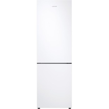 Samsung EcoFlex RB33B610EWW/EF Frigorifero Combinato, Tecnologia SpaceMax, Total No Frost, All Around Cooling, Motore Digital Inverter Garantito 20 Anni, 344 L, LxAxP: 59,5 x 185,3 x 65,8 cm, Bianco - Bianco