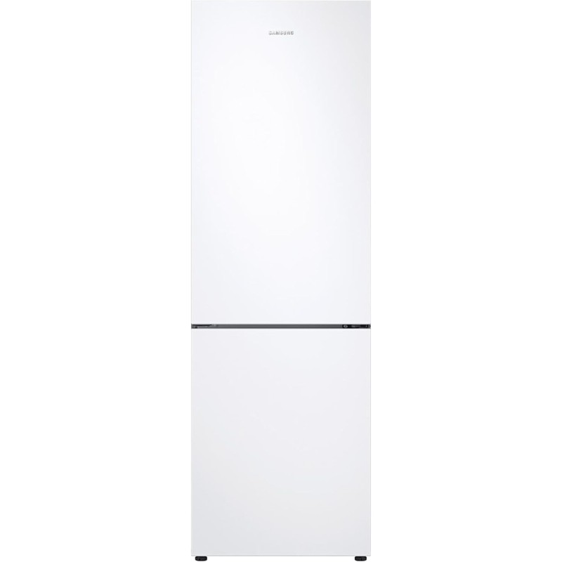 Samsung EcoFlex RB33B610EWW/EF Frigorifero Combinato, Tecnologia SpaceMax, Total No Frost, All Around Cooling, Motore Digital Inverter Garantito 20 Anni, 344 L, LxAxP: 59,5 x 185,3 x 65,8 cm, Bianco - Bianco