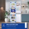 Samsung EcoFlex RB33B610EWW/EF Frigorifero Combinato, Tecnologia SpaceMax, Total No Frost, All Around Cooling, Motore Digital Inverter Garantito 20 Anni, 344 L, LxAxP: 59,5 x 185,3 x 65,8 cm, Bianco - Bianco