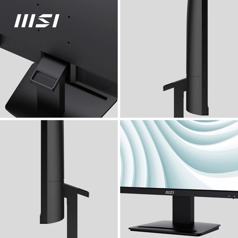 MSI PRO MP273A Monitor 27" FHD, IPS (1920 x 1080), fino a 100 Hz (con HDMI), Schermo Eye-Friendly, VESA 75x75, Altoparlanti integrati, Supporto Display Kit - HDMI 1.4, DP 1.2a, D-Sub - 27" Nero MSI PRO MP273A Monitor 27" FHD, IPS (1920 x 1080), fino a 100 Hz (con HDMI), Schermo Eye-Friendly, VESA 75x75, Altoparlanti integrati, Supporto Display Kit - HDMI 1.4, DP 1.2a, D-Sub - 27" Nero