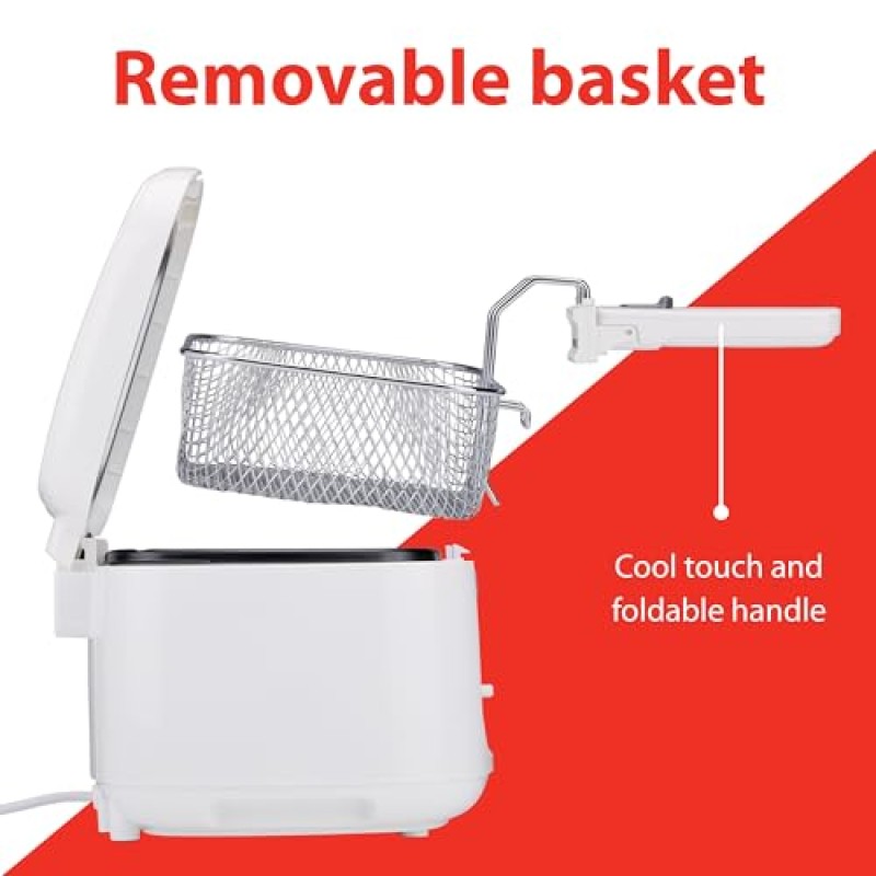 alpina Friggitrice – Friggitrice – 1800 Watt – 2,5 litri – fino a 190º – alpina Friggitrice – Friggitrice – 1800 Watt – 2,5 litri – fino a 190º –