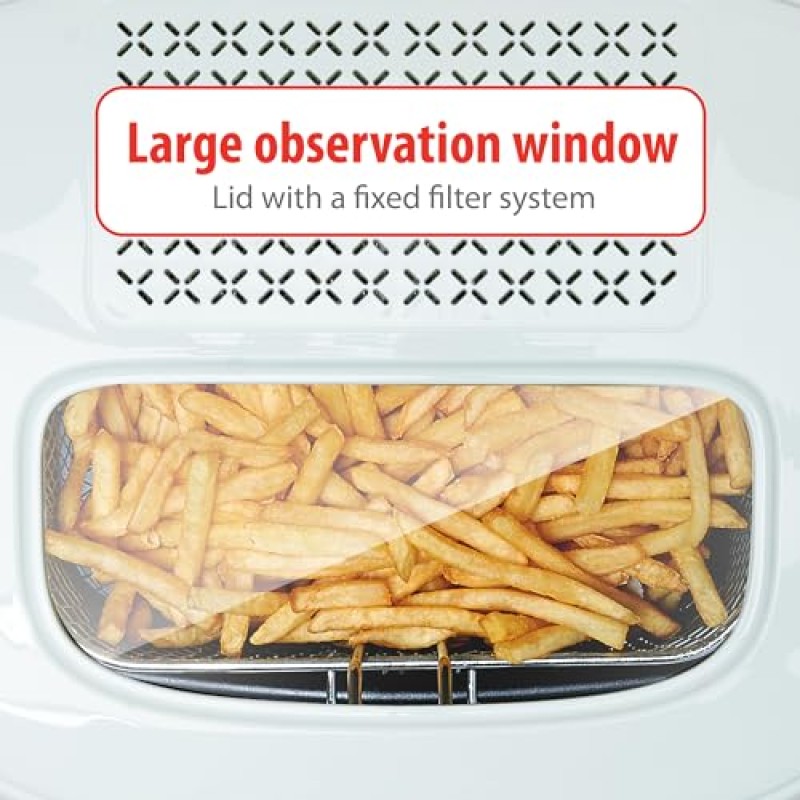 alpina Friggitrice – Friggitrice – 1800 Watt – 2,5 litri – fino a 190º – alpina Friggitrice – Friggitrice – 1800 Watt – 2,5 litri – fino a 190º –