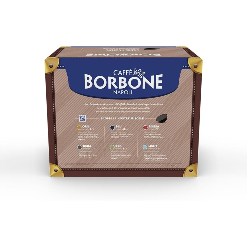 Caffè Borbone Don Carlo Miscela Light, 50% di caffeina in meno della Miscela Blu - 100 Capsule - Compatibili con Macchine Lavazza* A Modo Mio* - Miscela Blu Light Caffè Borbone Don Carlo Miscela Light, 50% di caffeina in meno della Miscela Blu - 100 Capsule - Compatibili con Macchine Lavazza* A Modo Mio* - Miscela Blu Light