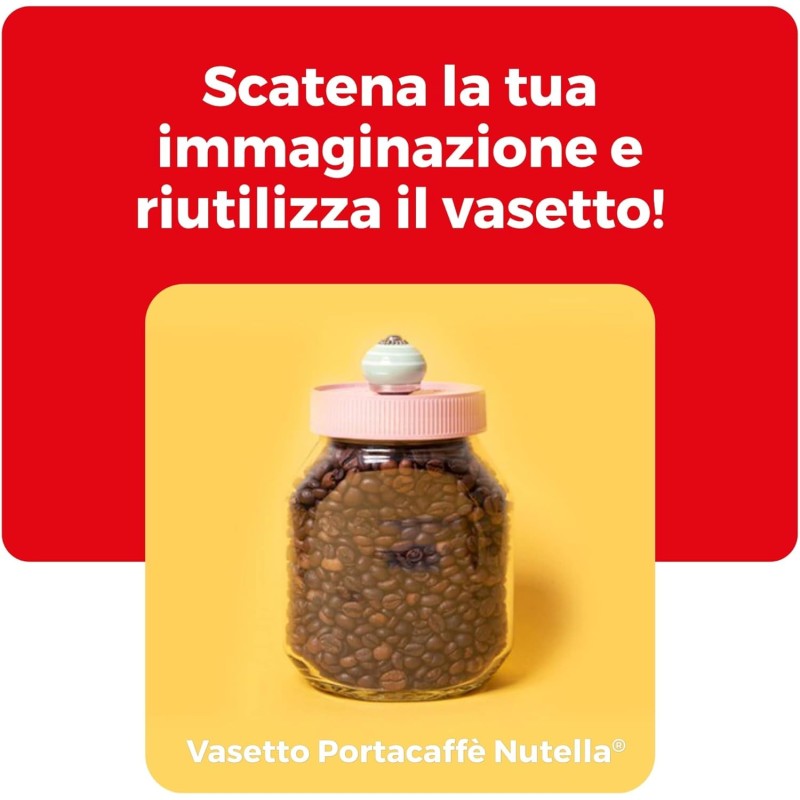Nutella - Crema Spalmabile alle Nocciole e Cacao, Senza Glutine, Conservanti e Grassi Idrogenati, Ottimale a Colazione, Vasetto da 950 gr