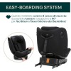 Chicco Unico Evo I-Size, Seggiolino Auto 0-36 Kg, omologato ECE R129/03, Isofix Girevole A 360° E Reclinabile, Gruppo 0+/1/2/3 Da 0 A 12 Anni - Nero