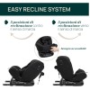 Chicco Unico Evo I-Size, Seggiolino Auto 0-36 Kg, omologato ECE R129/03, Isofix Girevole A 360° E Reclinabile, Gruppo 0+/1/2/3 Da 0 A 12 Anni - Nero
