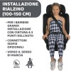 Chicco Unico Evo I-Size, Seggiolino Auto 0-36 Kg, omologato ECE R129/03, Isofix Girevole A 360° E Reclinabile, Gruppo 0+/1/2/3 Da 0 A 12 Anni - Nero