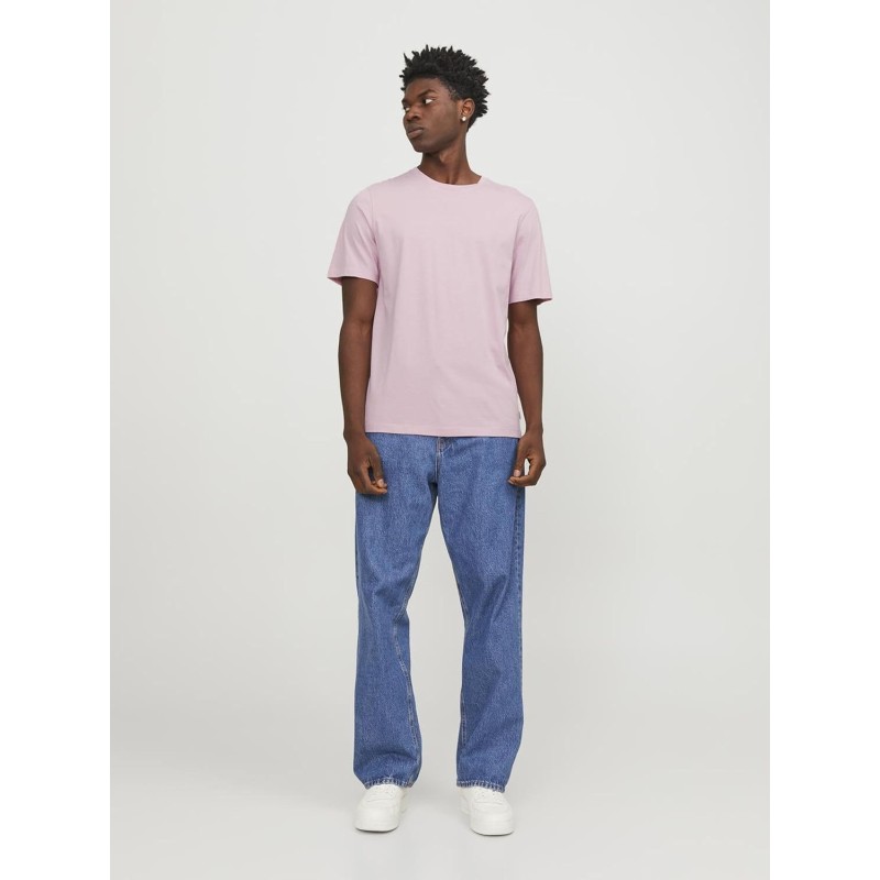 JACK & JONES Jjeorganic Basic Tee SS O-Neck Noos T-Shirt Uomo - L Rosa JACK & JONES Jjeorganic Basic Tee SS O-Neck Noos T-Shirt Uomo - L Rosa