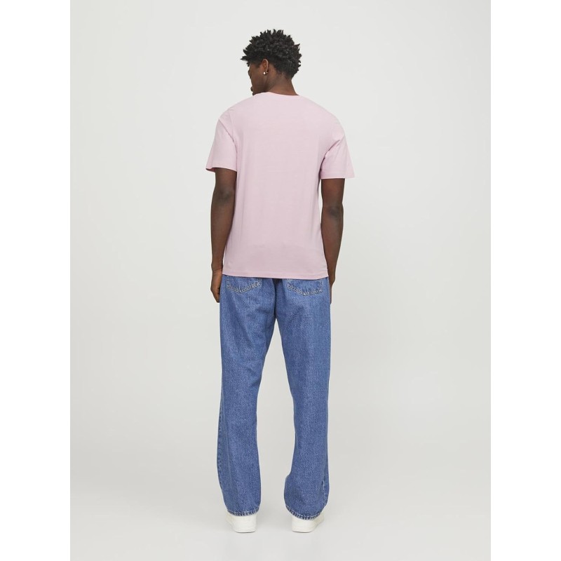 JACK & JONES Jjeorganic Basic Tee SS O-Neck Noos T-Shirt Uomo - L Rosa JACK & JONES Jjeorganic Basic Tee SS O-Neck Noos T-Shirt Uomo - L Rosa
