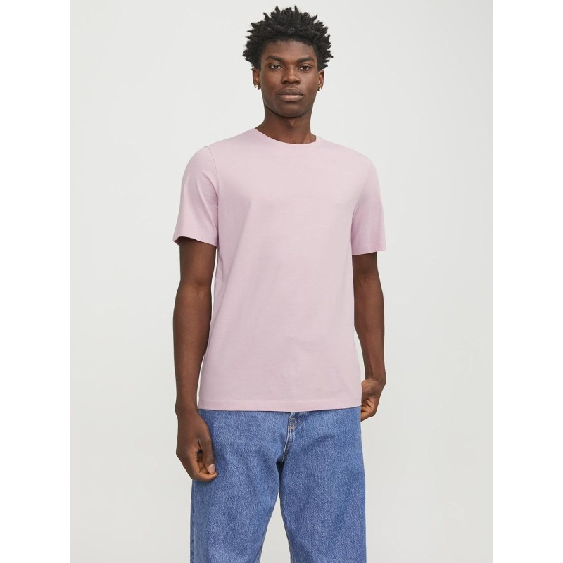 JACK & JONES Jjeorganic Basic Tee SS O-Neck Noos T-Shirt Uomo - L Rosa JACK & JONES Jjeorganic Basic Tee SS O-Neck Noos T-Shirt Uomo - L Rosa