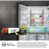 Hisense MQ79452FE Frigorifero Americano Quattro Porte, Total No Frost, Grande capacità 454 Litri, Nero, Illuminazione Sof LED, Dimensioni cm 70,6 P x 79,4 L x 181,7 H - 454 litri Black Inox