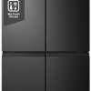 Hisense MQ79452FE Frigorifero Americano Quattro Porte, Total No Frost, Grande capacità 454 Litri, Nero, Illuminazione Sof LED, Dimensioni cm 70,6 P x 79,4 L x 181,7 H - 454 litri Black Inox