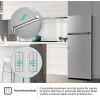 Hisense MTM55205SE Frigorifero Doppia Porta a Libera Installazione Modello 2022, 206 L, Silver, 143.4 x‎ 54.2 x 55 cm - 206 Litri Grigio