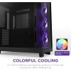NZXT H6 Flow RGB, CC-H61FB-R1, Case Mid-Tower Compatto a Doppia Camera con Flusso d'Aria, Include 3 Ventole RGB da 120 mm, Pannelli in Vetro Panoramico, Flusso d'Aria ad Alte Prestazioni, Nero - Nero NZXT H6 Flow RGB, CC-H61FB-R1, Case Mid-Tower Compatto a Doppia Camera con Flusso d'Aria, Include 3 Ventole RGB da 120 mm, Pannelli in Vetro Panoramico, Flusso d'Aria ad Alte Prestazioni, Nero - Nero