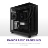 NZXT H6 Flow, CC-H61FB-01, Case Mid-Tower Compatto a Doppia Camera con Flusso d'Aria, Pannelli in Vetro Panoramico, Flusso d'Aria ad Alte Prestazioni, Include 3 Ventole da 120 mm, Nero - Nero / puro piacere NZXT H6 Flow, CC-H61FB-01, Case Mid-Tower Compatto a Doppia Camera con Flusso d'Aria, Pannelli in Vetro Panoramico, Flusso d'Aria ad Alte Prestazioni, Include 3 Ventole da 120 mm, Nero - Nero / puro piacere